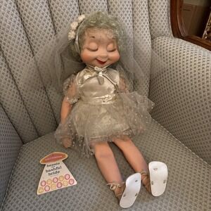 1960 Vintage Whimsies Doll Bessie the Bashful, 23-inch American Doll Toy